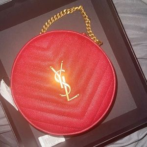 YSL red small bag